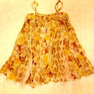 Free People flowery tank top